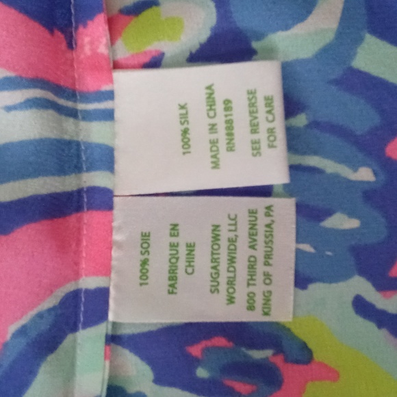 🦄VERY HTF Lilly Pulitzer🦄 - Kimi Silk Dress - Picture 9 of 14